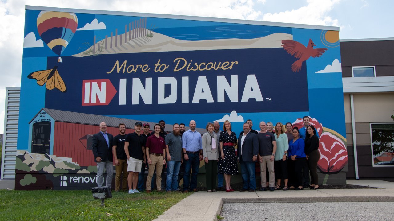 Photo is of the Renovia Corporate team, Lt. Governor Suzanne Crouch, and the IDDC